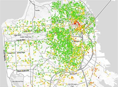 Cities neighborhoods, rated by Airbnb guests - Vivid Maps