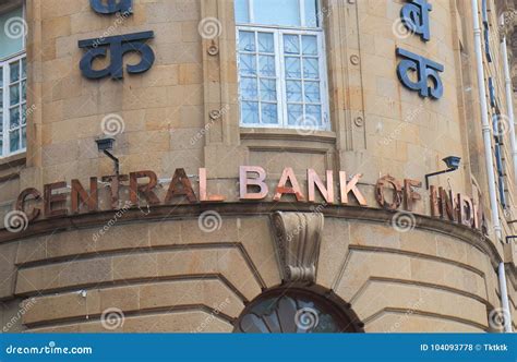 Central Bank of India editorial stock photo. Image of asian - 104093778