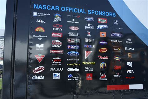 NASCAR Sponsors | The logos of all the NASCAR sponsors. | Paul Stout ...