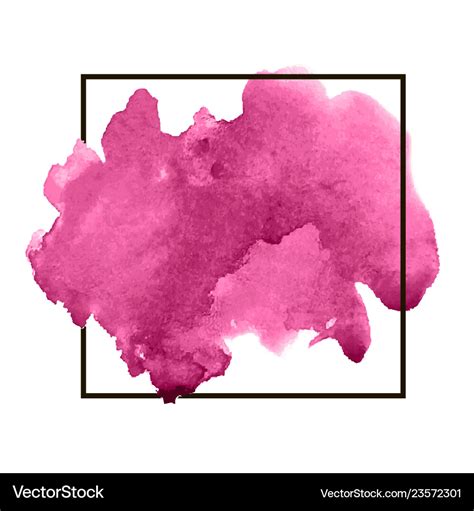 Pink watercolor background Royalty Free Vector Image