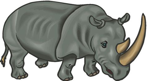 rhinoceros coloring - Clip Art Library