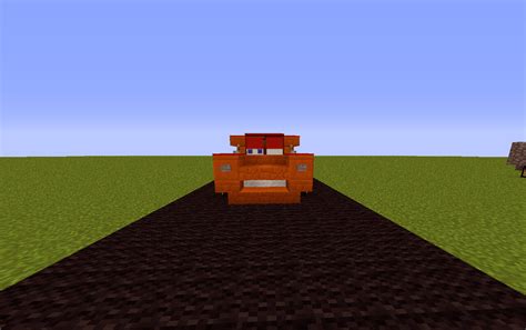 Lightning McQueen from the movie Cars Minecraft Map