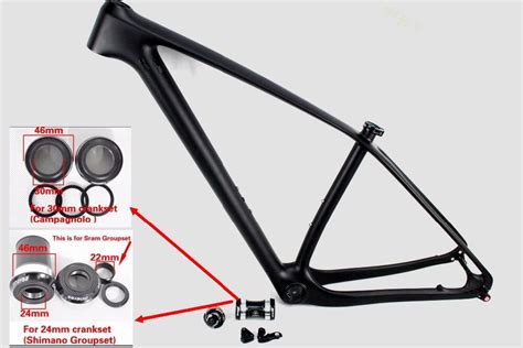 2018 carbon fiber mtb frame 29er mountain bikes frame 29" hardtail ...