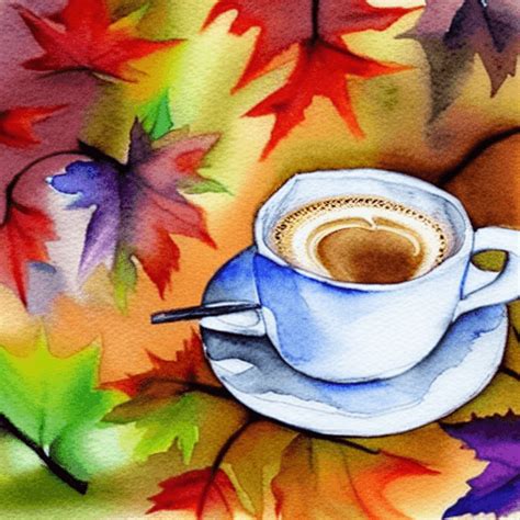 Autumn Morning Coffee · Creative Fabrica