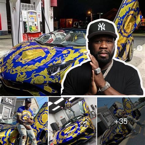 American Rapper 50 Cent Unveils His Unique Custom Lamborghini Aventador ...