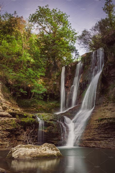 Waterfall and river in the forest | High-Quality Nature Stock Photos ...