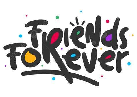 Friends Forever Vector, Friends, Forever, Friend PNG and Vector with ...