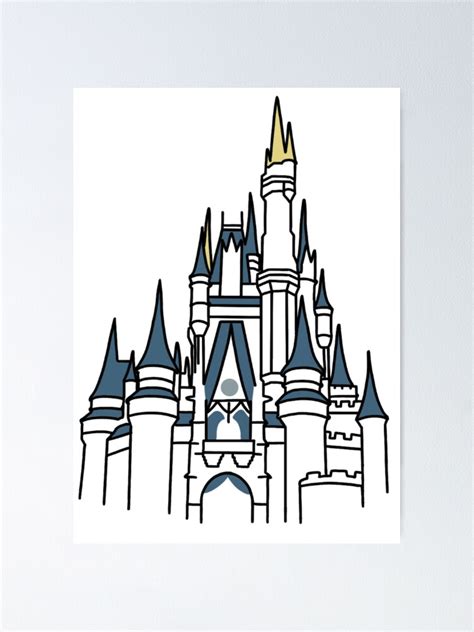 Cinderella Castle Drawing Outline - img-weed