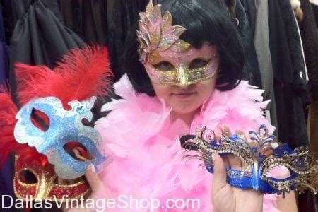 Masquerade Masks and Dresses for Prom - Dallas Vintage Clothing ...