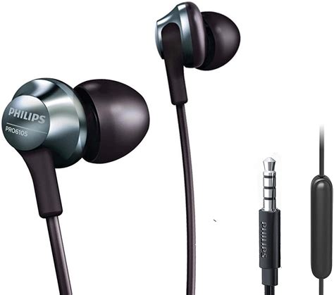 Philips Pro Wired Earbuds, Headphones with Mic, Powerful Bass ...