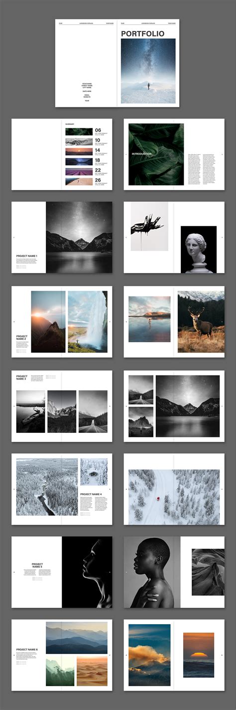 Photography Portfolio Layout (Download) :: Behance