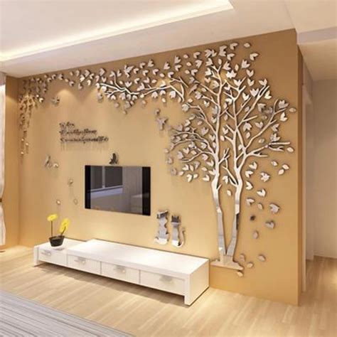 Couple Tree 3D Acrylic Stereo Creative Wall Stickers | Wall stickers ...