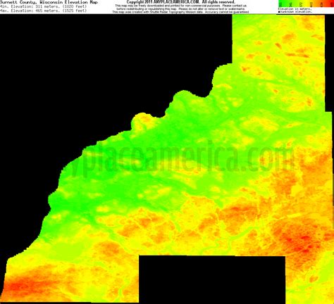 Free Burnett County, Wisconsin Topo Maps & Elevations