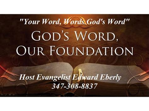 God's Word In Action message "Your Word, Words, God's Word" 04/05 by ...