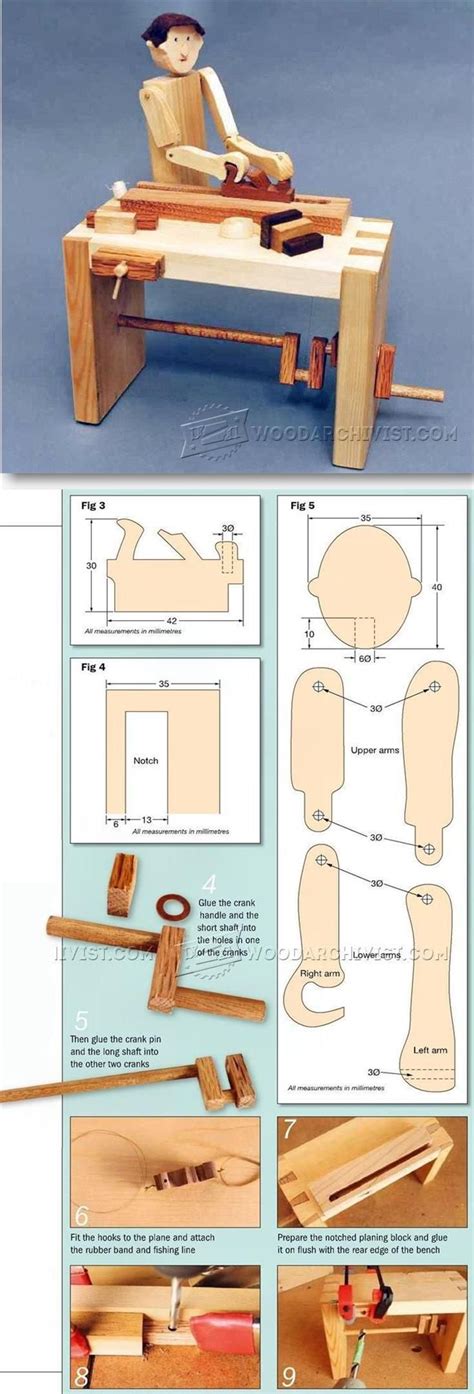 Woodworker - Automata Toy Plans - Children’s Wooden Toy Plans and ...