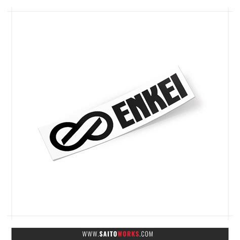 Enkei Wheels Logo Decal Sticker - SaitoWorks