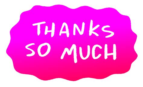 Thank You So Much Sticker by megan motown for iOS & Android | GIPHY