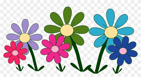 Flowers - Cute Flower Clip Art - Free Transparent PNG Clipart Images ...