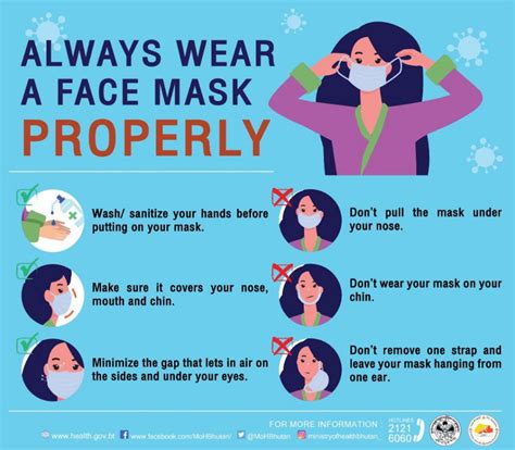 Always wear a face mask PROPERLY | Ministry of Health