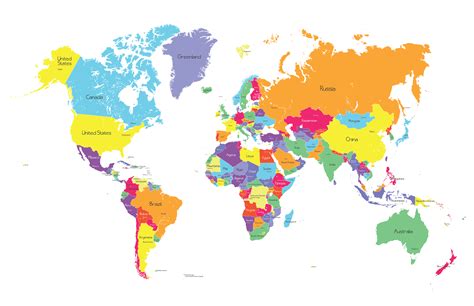 World Map With Capital - Show Me The United States Of America Map