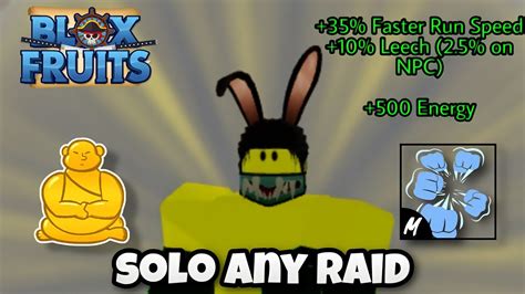 How to Solo any Raids with Unawakened Buddha in Blox Fruits | FULL Tips ...