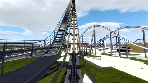 THORPE PARK 2024 New B&M Hyper Roller Coaster *POV* (NoLimits 2 Concept ...