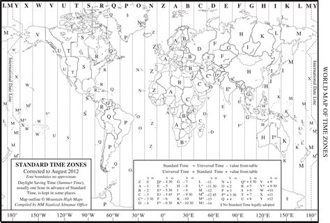 World Time Zone Map Printable Black And White - Wisconsin State Parks Map