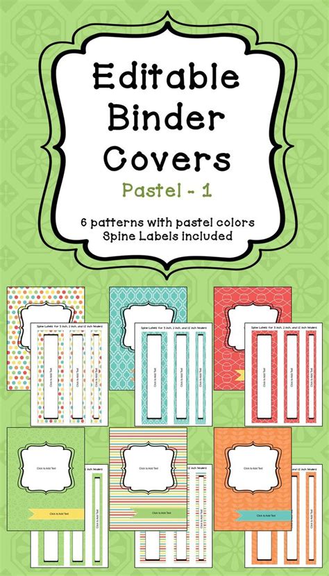 Binder Cover And Spine Templates Free - Printable Word Searches