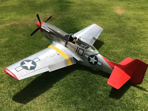 Red Tail Mustang: Fernando Bellegarde Giant Scale P-51 - Model Airplane ...