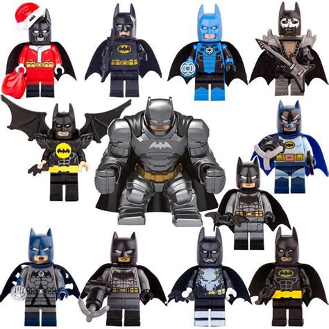 12 pcs Batman Minifigures Compatible Lego Batman movie building block Toy