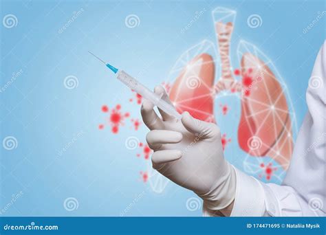 The Concept of Inpatient Treatment of Lung Disease Stock Image - Image ...