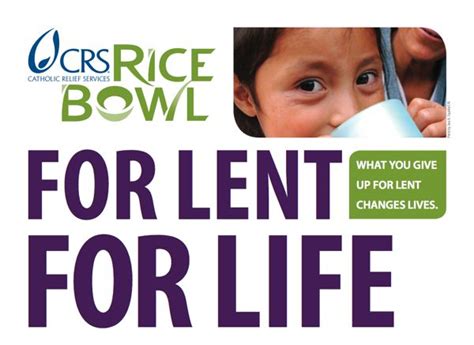 Bring Lent to Life: The CRS Rice Bowl