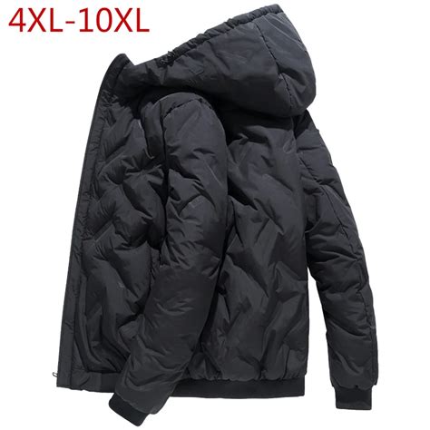 Large Size 4XL 10XL Thick Men Jacket for Winter 2021 Casual Classic ...