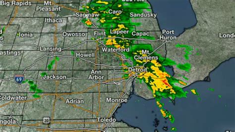 LIVE RADAR: Storms moving through SE Michigan