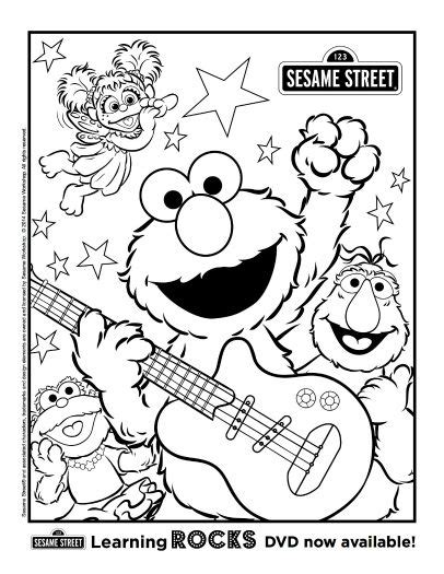 Free Sesame Street Coloring Pages