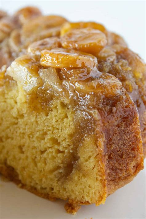 Easy Banana Upside Down Bundt Cake Recipe | Practically Homemade