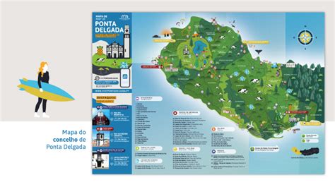 Mapa de Ponta Delgada | CMPDL - Açores no Coração