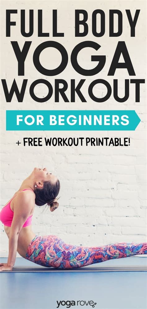 20 Minute Full Body Yoga Workout for Beginners (+ Free PDF) - Yoga Rove