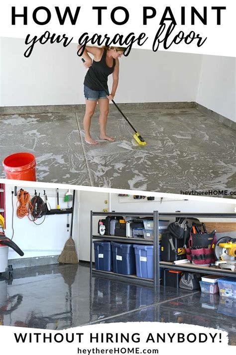 DIY Garage Paint: Rustoleum Rock Solid | Clean garage floor, Garage ...