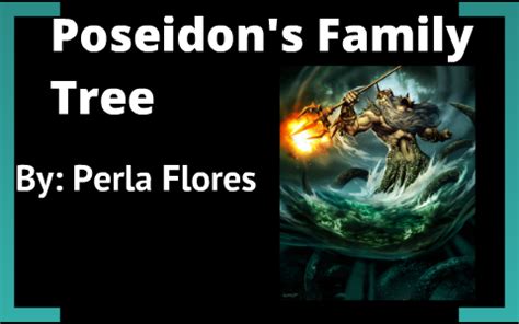 Greek God Poseidon Family Tree