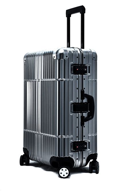 Cloud 9 - All Aluminum Luxury Hard Case Checked 24" Durable with 360 ...