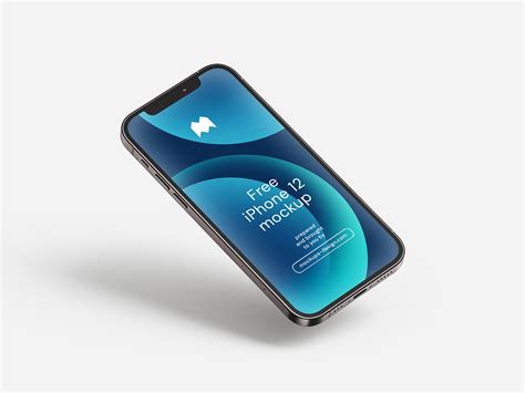 Free iPhone 12 mockup - Mockups Design