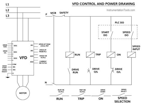 Vfd Connection Diagram With Motor