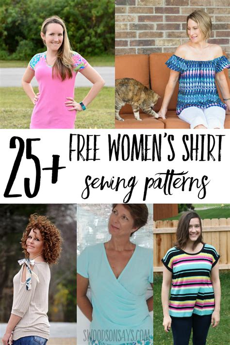 32+ Easy Women T Shirt Patterns For Sewing Free - DarellSkylar