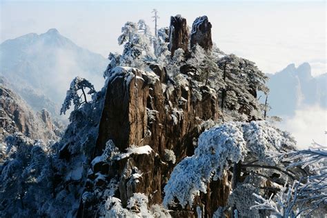 Mountain Huangshan Winter