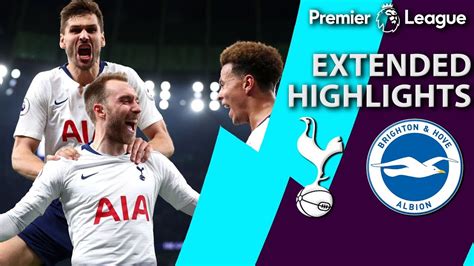 Tottenham v. Brighton | PREMIER LEAGUE EXTENDED HIGHLIGHTS | 4/23/19 ...