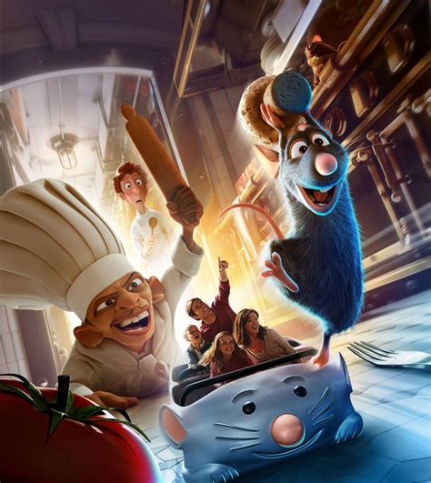 New attraction Ratatouille The Ride L'Aventure Totalement Toquée de ...