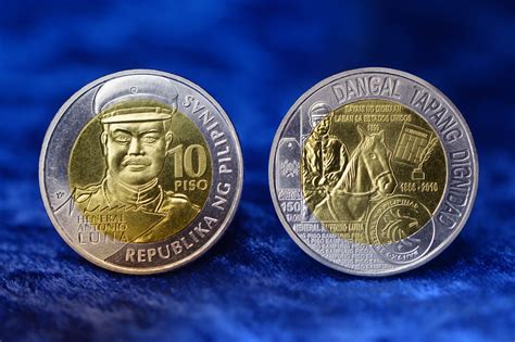 World Coin News - Philippines Issues 10 Peso General Luna Circulating ...