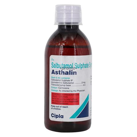 Asthalin 2 mg Syrup - Uses, Dosage, Side Effects, Price, Composition ...