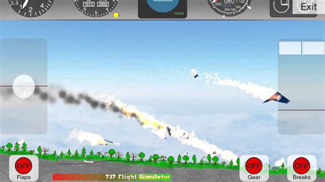 Airplane crash compilation from 737 Flight Simulator game for iPhone ...